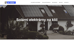 Desktop Screenshot of acsolar.cz