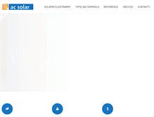Tablet Screenshot of acsolar.cz